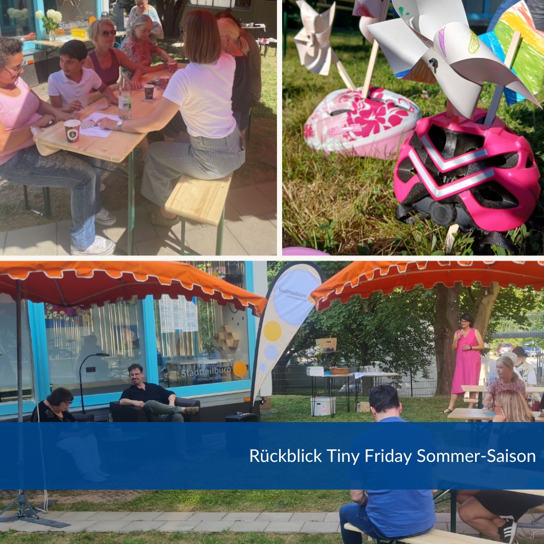 Ein Ort für Begegnung, Woche für Woche.
Mit der Veranstaltungsreihe „Tiny Friday“ hat das Stadtteilbüro Schelmengraben auch in dieser Saison wieder gezeigt, wie lebendig Stadtteilarbeit sein kann. Lesungen, Bingo, Basteln, Kreativangebote und Austausch für alle Generationen – immer direkt am Tiny House beim Stadtteilzentrum. 💚
Die Veranstaltungsreihe bringt Menschen zusammen, schafft Raum für Kultur, Kreativität und gemeinsames Erleben – kostenlos und offen für alle.
#wiesbaden #tiny #tinyhouse #veranstaltungen #begegnungen #friday #stadtteil #stadtteilarbeit #schelmengraben #bauhauswerkstaetten