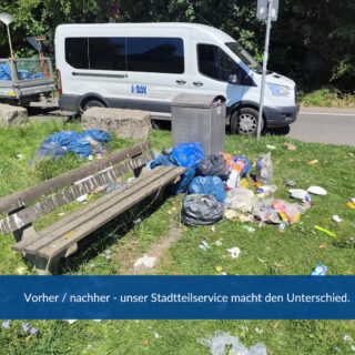 🌿✨ Vorher / Nachher: Die wichtige Arbeit unseres Stadtteilservices! ✨🌿
Unsere engagierten Mitarbeiter kümmern sich mit viel Herzblut um die Sauberkeit und Pflege der Spielplätze und Grünflächen in der Nachbarschaft (hier Blücherplatz & Maaraue). 🧹💚 Ihre Arbeit macht einen großen Unterschied für das Wohlbefinden aller.
Ein riesiges Dankeschön an unser Team, das immer mit vollem Einsatz dabei ist! 🙌
#Stadtteilservice #Sauberkeit #Grünflächen #Spielplatzpflege #GemeinsamFürUnsereStadt #VorherNachher #wiesbaden #maaraue #bauhauswerkstaetten