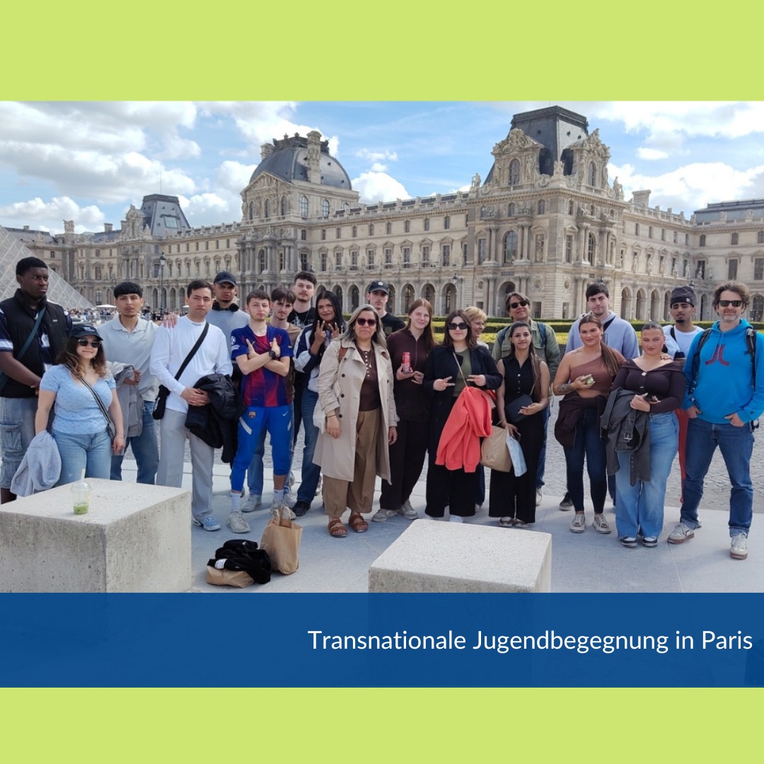 Eine Woche voller unvergesslicher Momente! 💫 12 junge Erwachsene aus Wiesbaden trafen Jugendliche aus Paris im Rahmen unserer transnationalen Begegnung mit dem Maison de l'Europe 94 und dem START Projekt. 🤝
Von der wunderschönen Natur im Fontainebleau 🌲🏞️ bis zum spannenden Sightseeing in der Innenstadt 🏛️🗼 – das Programm war vielfältig und inspirierend! Neue Freundschaften, kultureller Austausch und jede Menge Spaß standen im Mittelpunkt. 💚💙
Ein herzliches Dankeschön an den ESF, das Land Hessen und die Landeshauptstadt Wiesbaden für die Unterstützung und Förderung! 🙏🎯
Und das Beste: Im August 📅 steht bereits die Rückbegegnung fest – wir freuen uns schon riesig! 🎉🚀
#PerspektivSprung #ParisWiesbaden #Jugendbegegnung #DeutschFranzösisch #Austausch #MaisonDeLEurope94 #STARTProjekt #TransnationalesBegegnung #Fontainebleau #Paris #Wiesbaden #ESF #LandHessen #JugendFördert #EuropaTrifftSich #KulturellerAustausch #Völkerverständigung #JungeErwachsene #InternationalerAustausch #Europa #Freundschaft #bauhauswerkstaetten